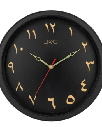 black wall clock